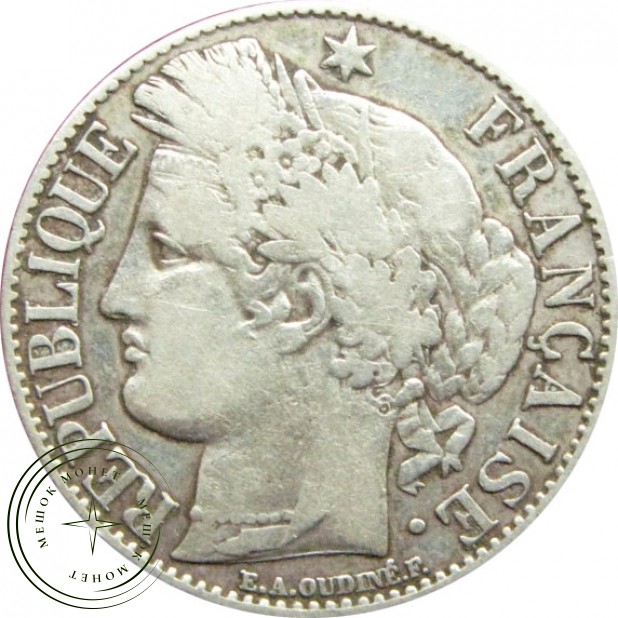 Франция 1 франк 1895