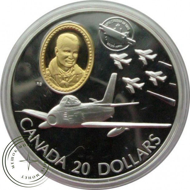 Канада 20 долларов 1997 Герои авиации: Canadair F-86 Sabre