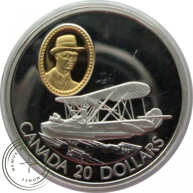 Канада 20 долларов 1994 Герои авиации: Wilfred T. Reid