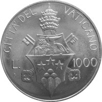 Ватикан 1000 лир 1978
