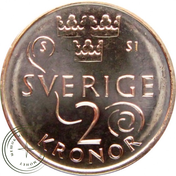 Швеция 2 кроны 2016