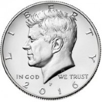 США 50 центов 2016 Кеннеди