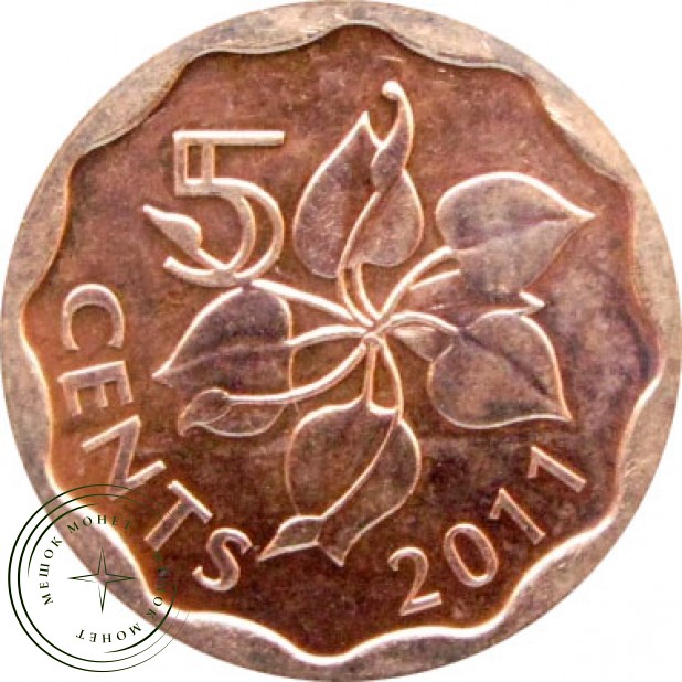 Свазиленд 5 центов 2011