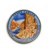 США 25 центов 2010 Национальный парк Гранд-Каньон (цветная эмаль)