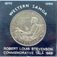 Монета Самоа и Сисифо 1 тала 1969