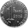 Западно-Африканский союз 1 франк 2002