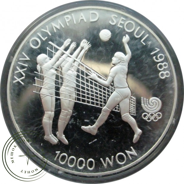 Южная Корея 10000 вон 1987 Волейбол
