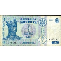 Молдова 5 лей 2006