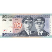 Банкнота Литва 10 лит 2007