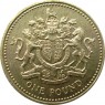 Великобритания 1 фунт 1993