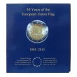 Альбом-папка для монет 2 евро 30 лет флагу Европы