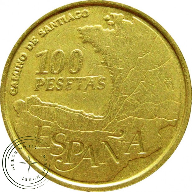 Испания 100 песет 1993