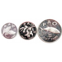 Набор монет Хорватии (3 монеты) ФАО