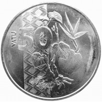Монета Вануату 50 вату 2015