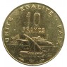 Джибути 10 франков 2016