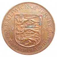 Остров Джерси 1/12 шиллинга 1964