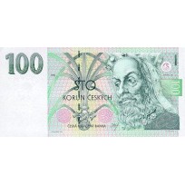 Банкнота Чехия 100 крон 1995