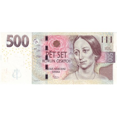 Банкнота Чехия 500 крон 2009
