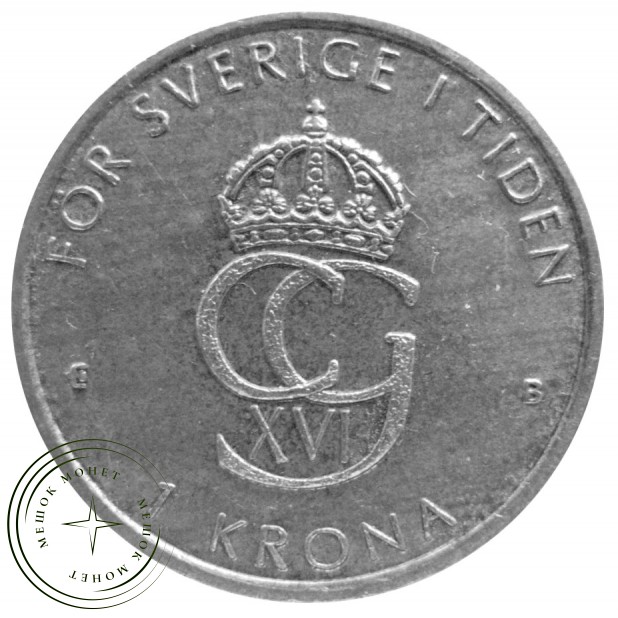 Швеция 1 крона 2000