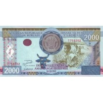 Банкнота Бурунди 2000 франков 2008
