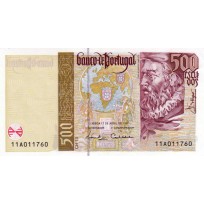 Банкнота Португалия 500 эскудо 1997