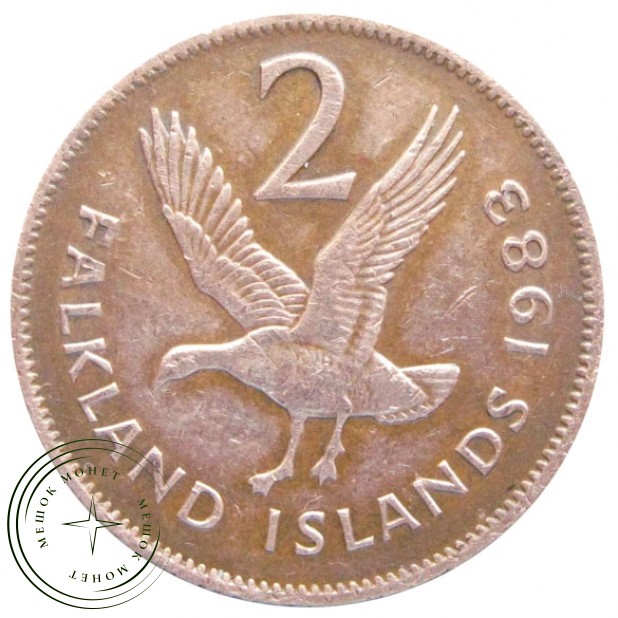 Фолклендские острова 2 пенса 1987