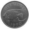 Бермудские острова 5 центов 1970