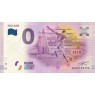 Памятная банкнота Россия 2018 0 евро Исландия