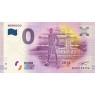 Памятная банкнота Россия 2018 0 евро Марокко