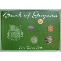 Набор монет Гайаны (5 монет)