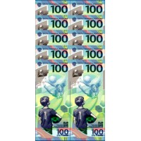 10 банкнот 100 рублей ЧМ 2018