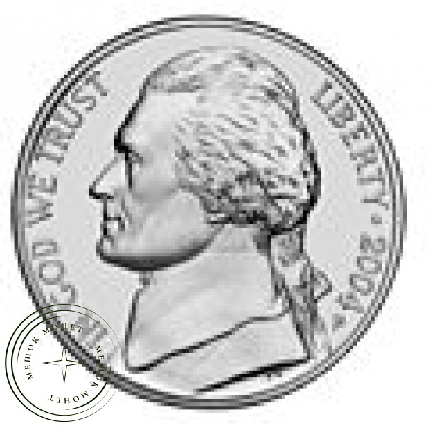 США 5 центов 2004 Приобретение Луизианы
