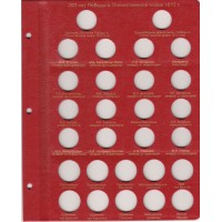 Альбом для юбилейных монет России по хронологии выпуска