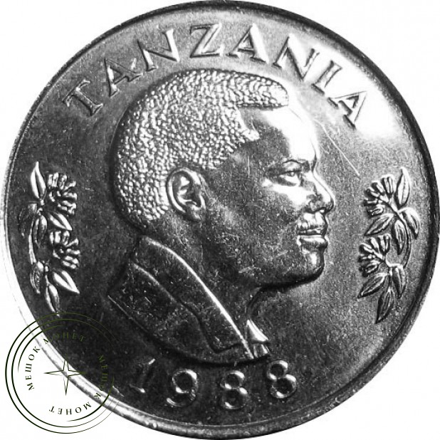 Танзания 50 сенти 1988