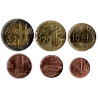 Азербайджан набор разменных монет образца 2006