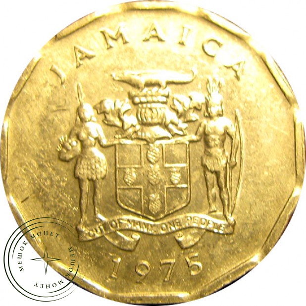 Ямайка 1 цент 1986
