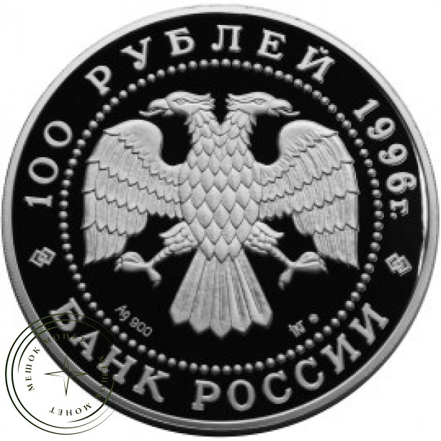 100 рублей 1996 Соболь