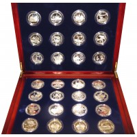 Набор серебряных монет Олимпиада 80 PROOF de Luxe