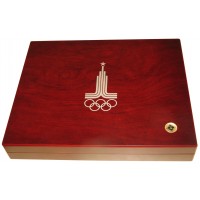 Набор серебряных монет Олимпиада 80 PROOF de Luxe