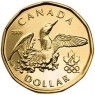 Канада 1 доллар 2008 Олимпида Ванкувер 2010 Олимпийская утка