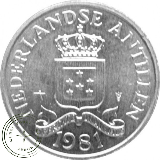 Антильские острова 2 1/2 цента 1979