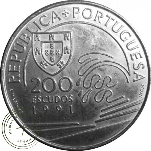 Португалия 200 эскудо 1991 — 29693156