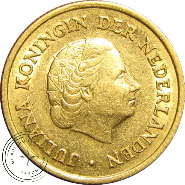 Нидерланды 25 центов 1950