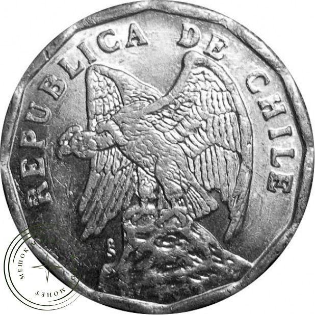 Чили 10 сентаво 1976