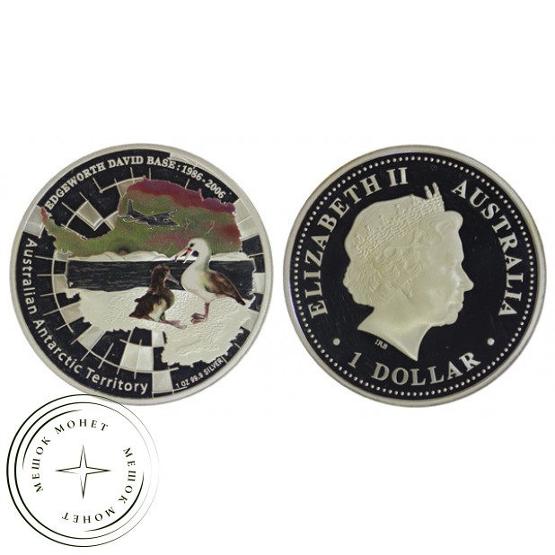 Австралия 1 доллар 2006 Девид Бэйз Альбатрос