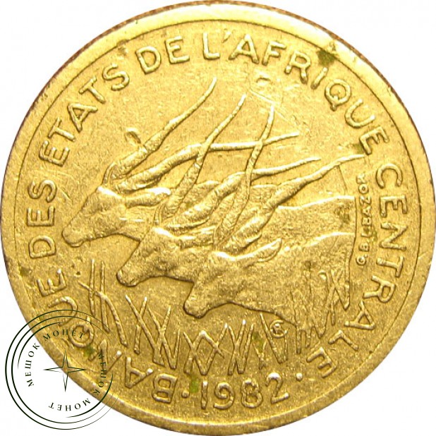 Центральная Африка 50 франков 1982