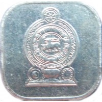 Монета Шри-Ланка 5 центов 1988