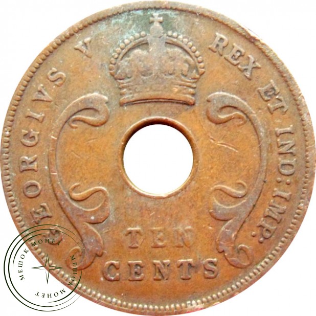 Восточная Африка 10 центов 1927