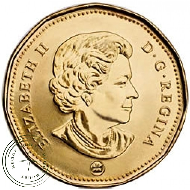 Канада 1 доллар 2008 Олимпида Ванкувер 2010 Утка