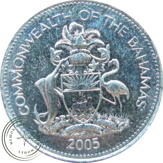 Багамские острова 25 центов 2005